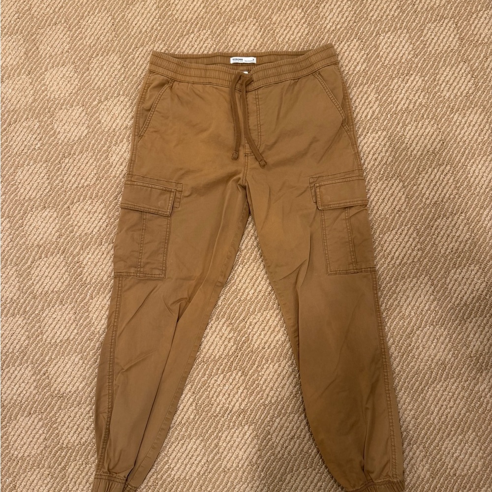 Sonoma Tan Cargo Pants for Men